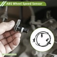 thumbnail image 2 of Unique Bargains ABS Wheel Speed Sensor Front Left ABS Sensor Anti-lock Braking System Sensor No.59810C5100 for Kia Sorento 2016-2020, 2 of 7