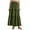 Green., variant on Akafmk Plus Size Womens Skirts,Long Skirts for Women Maxi Boho Skirt,Solid Color High Waisted Tiered Skirts Loose Fitting Vacation Beach Long Skirts