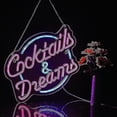 thumbnail image 4 of 2024 Cocktails And Dreams Neon Sign For Wall Decor Neon Signs With Dimmable Switch Led Neon Signs Bedroom Beer Bar Neon Light Sign Hotel Party Club Of, 4 of 5