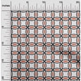 thumbnail image 2 of oneOone Cotton Cambric Rust Brown Fabric Geometric Sewing Fabric By The Yard Printed Diy Clothing Sewing Supplies 42 Inch Wide, 2 of 5