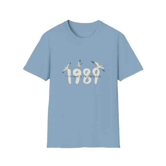 TayIor ERAS Sw1ft Women's Novelty Shirts, Lover Soft Short Sleeves Casual Music T-Shirt, Creative Valentine's day Gifts for TayIor Fans, Womens Shirts Streetwear TKFASHION Blue XXL