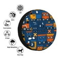 thumbnail image 5 of Balery Funny Steam Traintire Cover Waterproof Dust-Proof, Universal Spare Wheel Tire Cover For Trailer, Rv, Suv Truck And Vehicle Camper Accessories-16 Inch, 5 of 9
