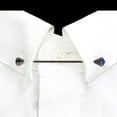 thumbnail image 4 of Pin de barra de cuello clásico para hombre con broches de decoración de joyería de de colores Diamante azul Zulema Clips para la barra del cuello de la camisa, 4 of 8