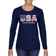thumbnail image 2 of Wild Bobby USA Flag Pride One Nation One Team Eagle Soccer Graphic | Unisex Novelty T-Shirt | Soccer Football Fan Gift for Men Women Graphic Long Sleeve Tee, 2 of 5