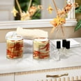 thumbnail image 6 of 4 Pack Qtip Holder Dispenser Oriental Crane Bird Flying Clear Plastic Storage Apothecary Jars for Cotton Swabs Balls Pads Floss, 6 of 7