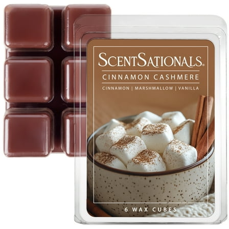 Cinnamon Cashmere Scented Wax Melts, ScentSationals, 2.5 oz
