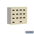 thumbnail image 1 of Salsbury Industries 19048-14SRC Cell Phone Storage Locker - 4 Door High Unit (8 Inch Deep Compartments) - 12 A Doors and 2 B Doors - Sandstone - Recessed Mounted - Resettable Combination Locks, 1 of 4