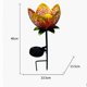thumbnail image 3 of Solar Villa Garden Patio Lights Iron Hollow Petal Outdoor Landscape Decorative Lights Flower Ground Plug Lawn Lights, 3 of 5