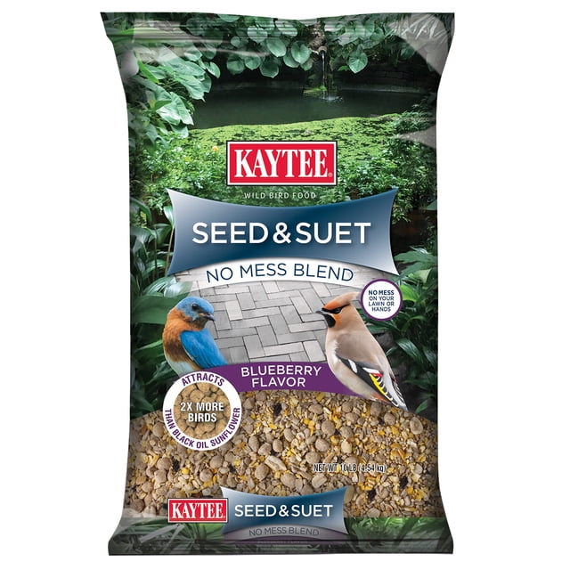Semillas para aves Kaytee mezcla sin desperdicio sabor arándano 4,5 kg