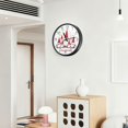 thumbnail image 6 of Voice Activated Clock with Glow Light 12 Inch Large Silent Wall Clock Battery Operated for Home Decor A Bunch Of Cute Santas, 6 of 8