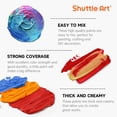 thumbnail image 5 of Acrylic Paint, Shuttle Art 25 Vintage Colors Acrylic Paint Set, 2oz/60ml Bottles, Rich Pigmented, Premium Acrylic Paints for Artists, Beginners on Rocks Crafts Canvas Wood Ceramic, 5 of 8