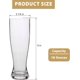 thumbnail image 3 of Vasos Clásicos de Cerveza Pilsner Irrompibles, Cristalinos y Resistente a Roturas, Ideales para Uso en Interiores y Exteriores, Fiestas, Camping, Reutilizables – Juego de 4, 18 Onzas., 3 of 4