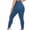 Blue, variant on Danhjin Plus Size Leggings for Women Stretchy High Waist Slim Yoga Pants Casual Workout Gym Running Comfy Soft Trousers
