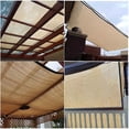 thumbnail image 4 of 95% Shading HDPE Beige Sunshade Net Garden Plant Shed Shading Sail UV Protection Outdoor Pergola Sun Cover Swimming Pool Awning, 4 of 5