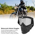 thumbnail image 4 of Skull Motorcycle Helmet Goggles Dirt Bike Motorcycle Goggles for Motocross ATVOffroad Riding Racing Men Women, 4 of 7