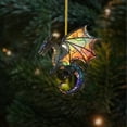 Christmas Ornaments 2024 Funny Animal Acrylic Home And Window Hangings