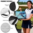 thumbnail image 6 of KUIFORTI Turtle Golf Cart Seat Covers Easy Installation Golf Cart Seat Towel Blanket with 4 Front Pockets Soft Easy to Clean Fits for Club Car and More 2 Person Seats Golf Carts, 6 of 7