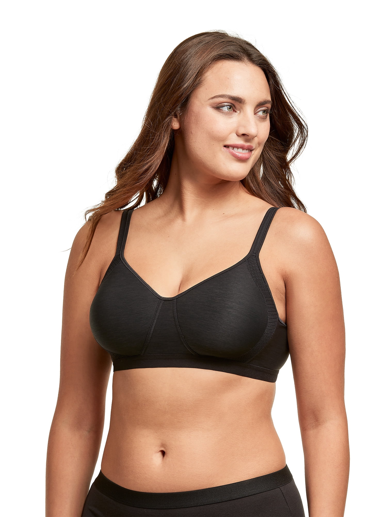 Hanes Signature Women’s Smooth Comfort Wireless Convertible TShirt Bra