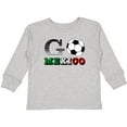 thumbnail image 3 of Inktastic Go, Mexico- Soccer, Football Boys or Girls Long Sleeve Toddler T-Shirt, 3 of 5