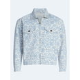 thumbnail image 6 of Free Assembly Men's Zip Front Floral Cotton Jacket, Sizes S-XL, 6 of 7
