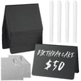 thumbnail image 1 of 30Pcs Mini Chalkboards Double Sided Wipe Clean Small Blackboards with 4 Maker Pens and 2 Microfiber Cloths, 1 of 4
