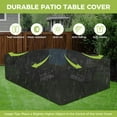 thumbnail image 2 of AuraLane Patio Furniture Covers(108"×82"×28" ),Outdoor Furniture Cover Waterproof,Heavy Duty Oxford Patio Table Cover for Outdoor Sectional Sofa Set, 2 of 7