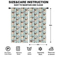 thumbnail image 2 of Blackout Kids Curtains,Pug and Love Heart Childrens Insulated Curtains Set Of 2,Bedroom Essentials,Toddler Room Decor 42x84in(106x213cm), 2 of 4