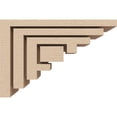 thumbnail image 3 of 2"W x 6"D x 4"H Classic Landon Rough Cedar Woodgrain TimberThane Corbel, Primed Tan, 3 of 6