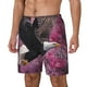 thumbnail image 1 of Balery Flower Bald Eagle Bañador para hombre, shorts de playa de secado rápido con entrepierna y forro de compresión-Large, 1 of 6