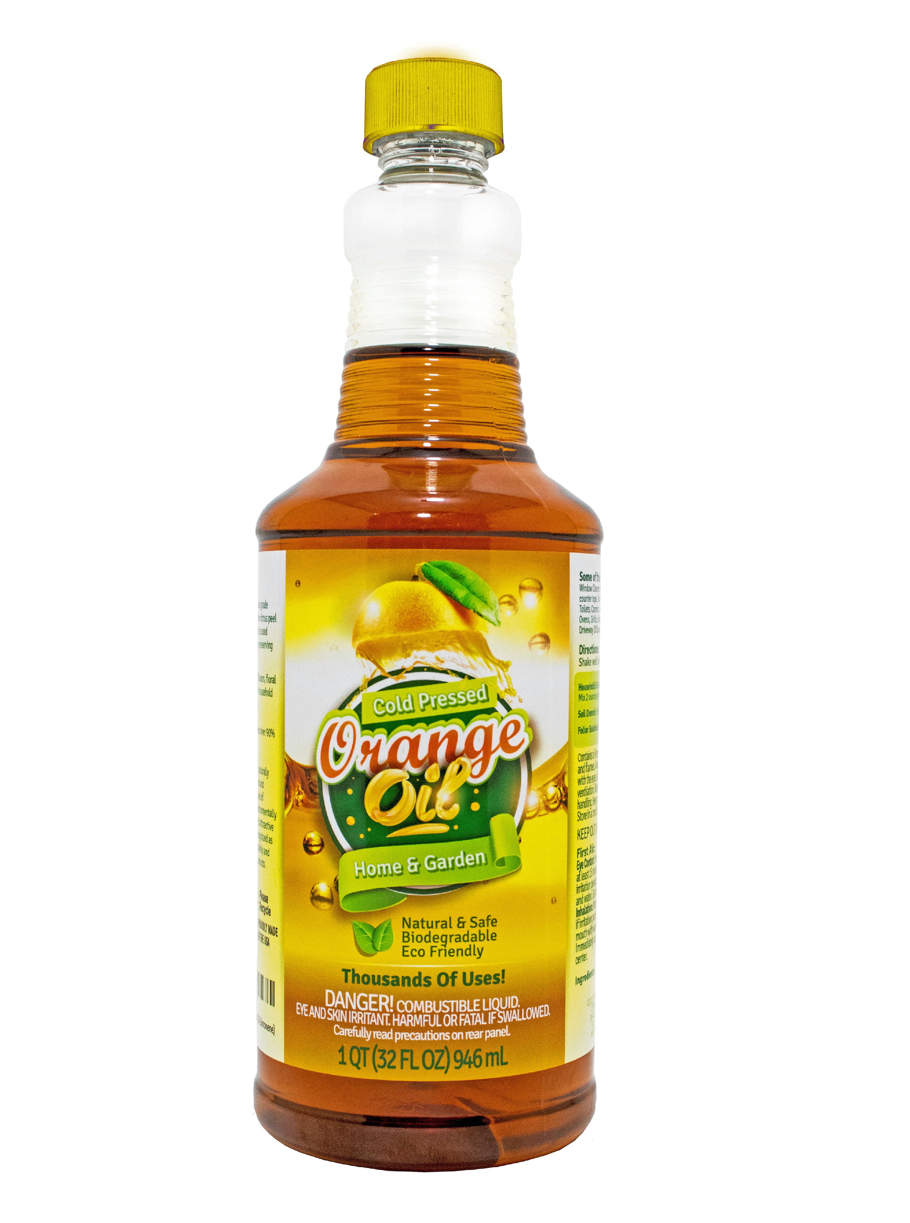 FDC Pure Cold Pressed Orange Oil Concentrate 32 Ounce, DLimonene