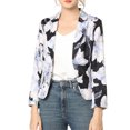 thumbnail image 1 of Allegra K Women's Open Front Floral Print Blazer, 1 of 6