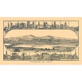 thumbnail image 3 of Crawford 14x10 Black Modern Framed Museum Art Print Titled - Towanda Pennsylvania - Crawford 1880, 3 of 5