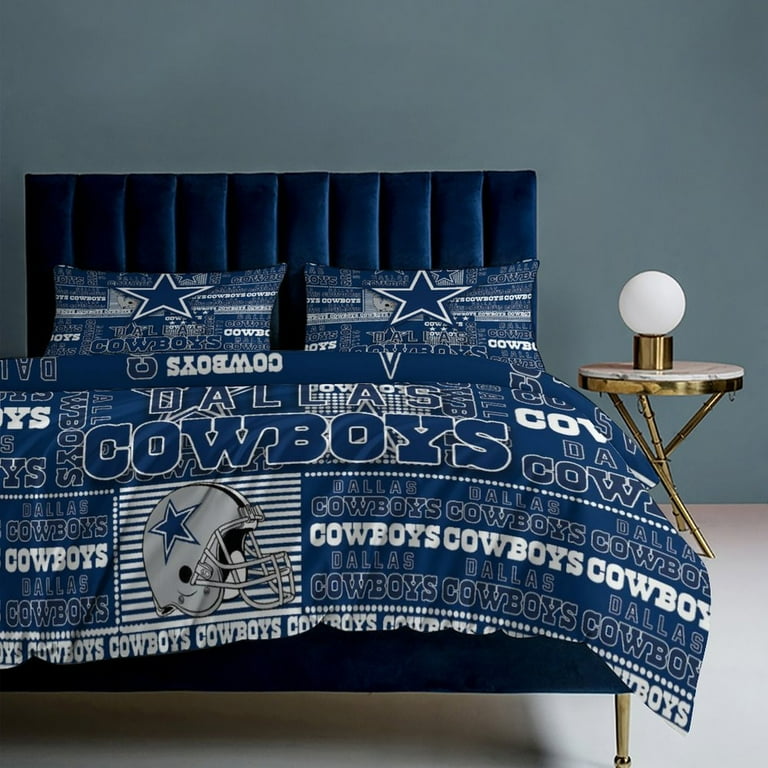 Dallas Football Bedding Set with Quilt Cover and Pillowcases,Soft