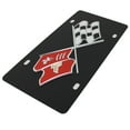 thumbnail image 2 of Chevy Corvette C2 Logo License Plate (Black), 2 of 3
