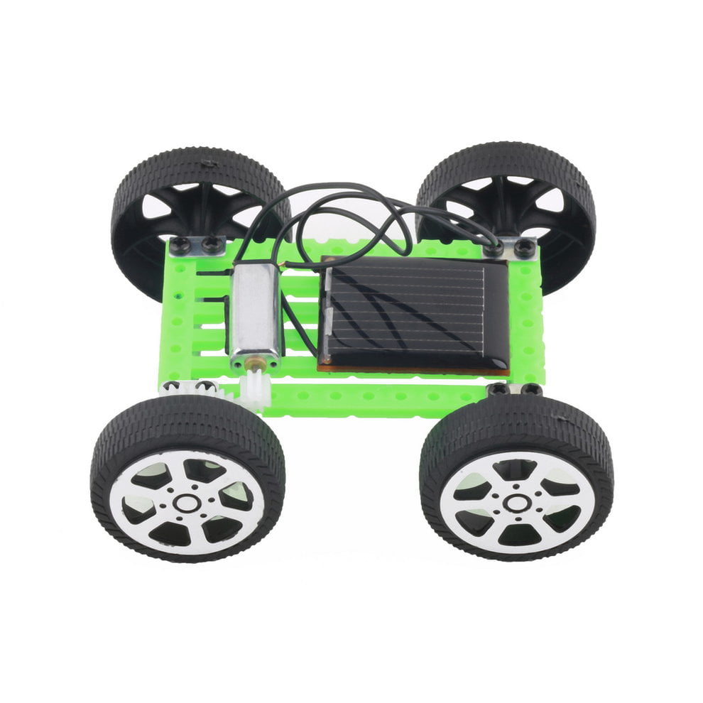 1Pcs Solar Toy DIY Car Children Educational Puzzle IQ Gadget Hobby Robot NEW 