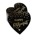 thumbnail image 1 of Inkdotpot Pack Of 50 Happy Retirement Favor Paper Tags Craft Real Gold Foil Hang Tags, 1 of 6