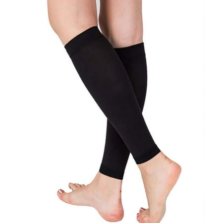 Leg Fitness Compression Sleeve Socks Elastic Stocking Support Wrap