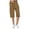 Brown, variant on fheaev Wide Leg Linen Capri Pants For Women Summer Drawstring Elastic Waist Loose Cotton Linen Pants With Pockets Lightweight Summer Casual Cropped Pants