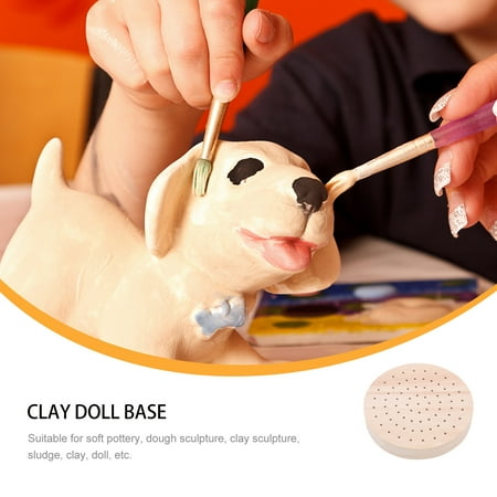 

Clay Doll Base Creative Wooden Doll Toy Base Handicrafts Doll Desktop Displaying Holder