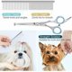 thumbnail image 5 of Tijeras de cuidado para perros, juego de herramientas de cuidado de mascotas de acero inoxidable recubierto de titanio de 5 piezas, tijeras y peine de adelgazamiento/recto/curvo,, 5 of 5
