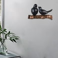 thumbnail image 3 of Suspensión de la pared Pájaros En La Rama De Un árbol Colgador Joyas Decorativas Para El Hogar Dormitorio Armario Entrada Acurrucarse Metálico Acurrucarse Metálico Magideal Suspensión de la pared, 3 of 7