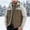 Multicolor, variant on LYSMORA Mens Color Block Hooded Puffer Jacket Adjustable Drawcord Windproof Snow Winter Coat Multi Zipper Storage Pockets