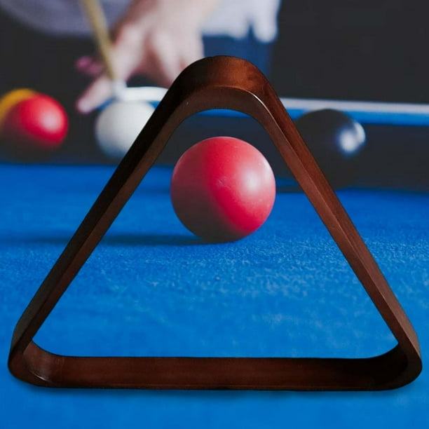 Billes de billard en plastique Triangle - 50.8 mm - pour adultes Billes de billard en plastique Triangle - 50.8 mm - pour adultes