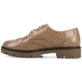 thumbnail image 2 of Journee Womens Claudiya Lug Outsole Almond Toe Oxford, Widths Available, 2 of 9