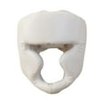 thumbnail image 2 of Casco de boxeo para adultos, protector de cabeza para taekwondo, muay thai, lucha libre y sparring para hombres y mujeres. Blanco, 2 of 8