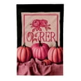 thumbnail image 2 of PHYHOO Breast Cancer Awareness Garden Flag Leopard Pumpkin Buffalo Plaid Double Sided Yard Decoration Flag for Outdoor Patio Lawn Home Decor White, 2 of 6
