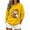 T-Yellow halloween costumes, variant on DIOAZUD Women's Halloween Sweatshirt Cute Funny Spooky Crewneck Long Sleeve Fall Tops Graphic Pullover Sweatshirts Pumpkin Patch Outfit