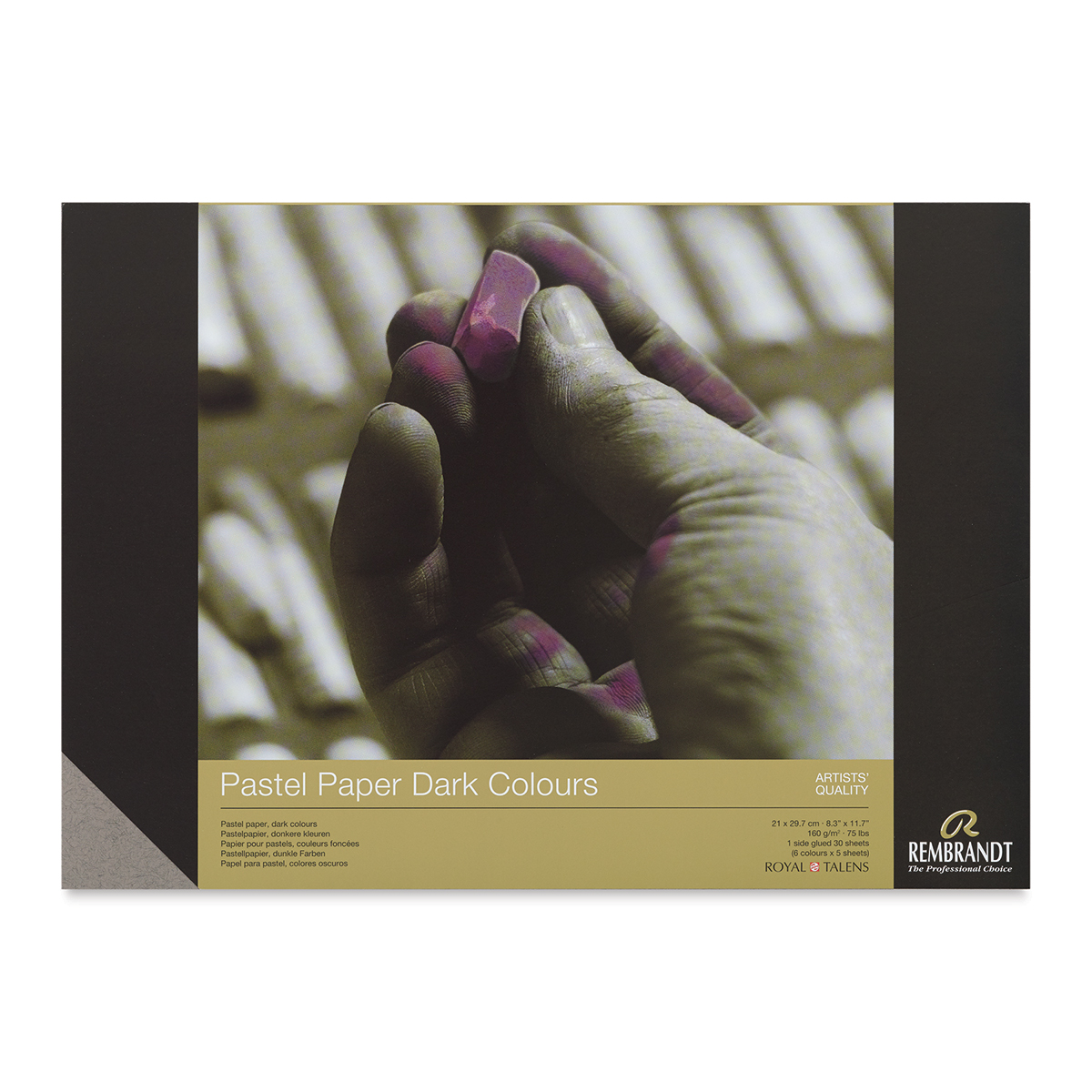 Rembrandt Soft Pastel Paper Pad 11.7'' x 8.3'', Light Colors