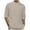 Kaki, variante sur Visit the JURANMO Store Chemise à Manches Longues pour Hommes Grande Taille, Texturée, Boutonnée, Col Montant, T-Shirt Décontracté, Hauts Unis, Coupe Régulière, Henley, Vert, M
