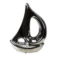 thumbnail image 1 of Sagebrook Home 10855 SILVER CERAMIC SAILBOAT 8.25", 1 of 3